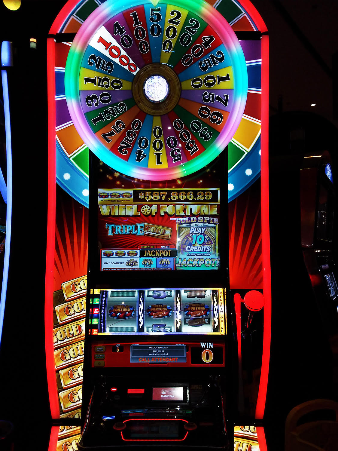 wheel of fortune slot machine winners